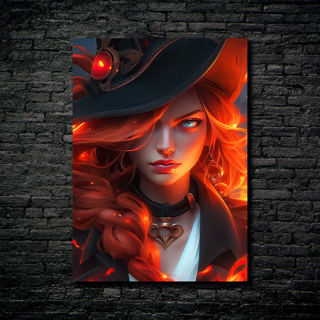 Crimson Shadows-Artwork por @Xeionus