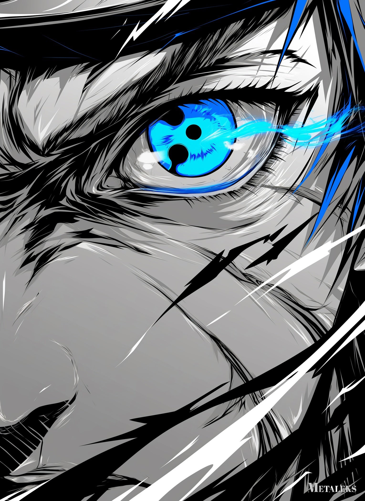 Naruto Uzumaki Blue Eyes