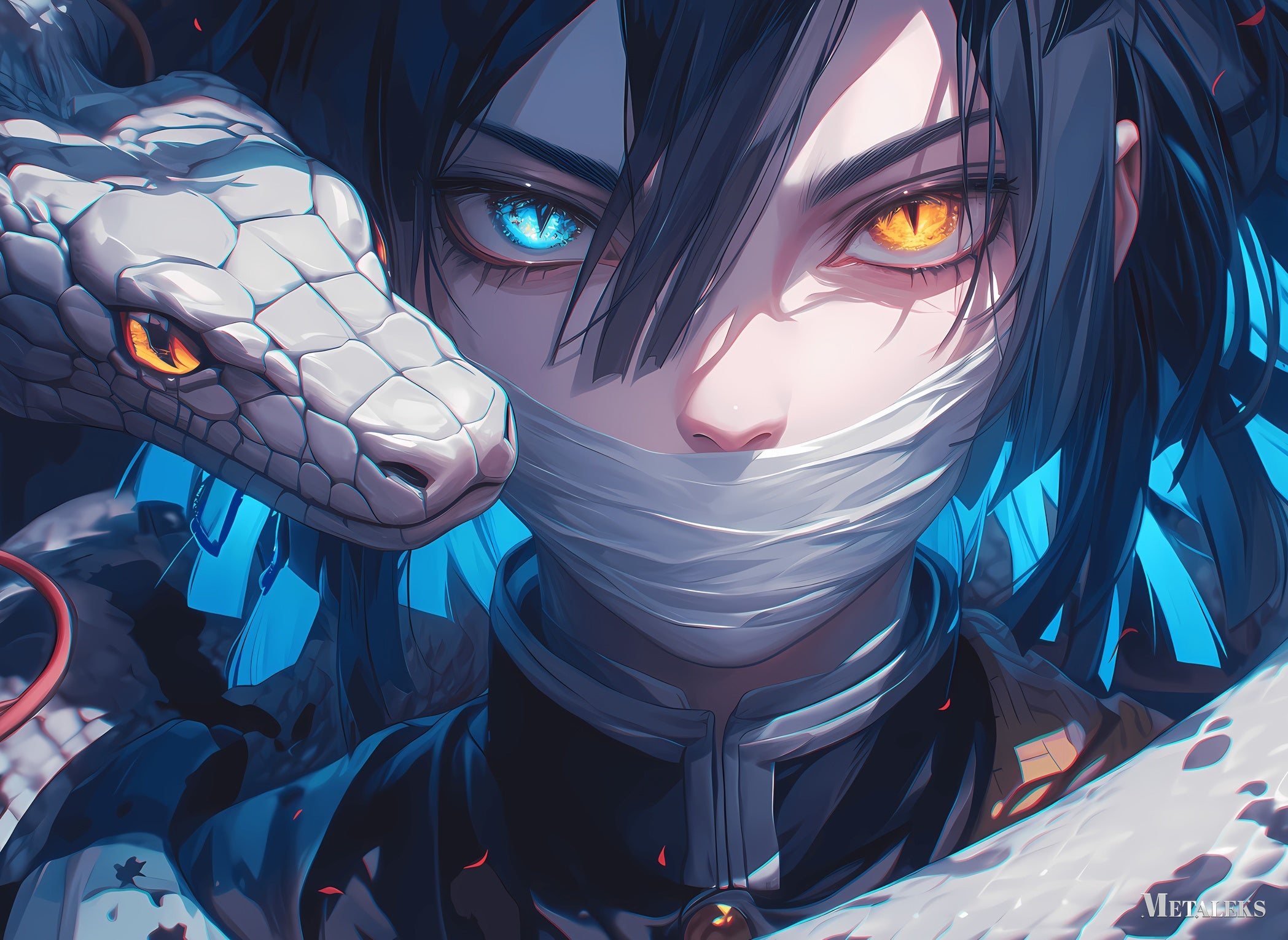 Obanai Iguro close up