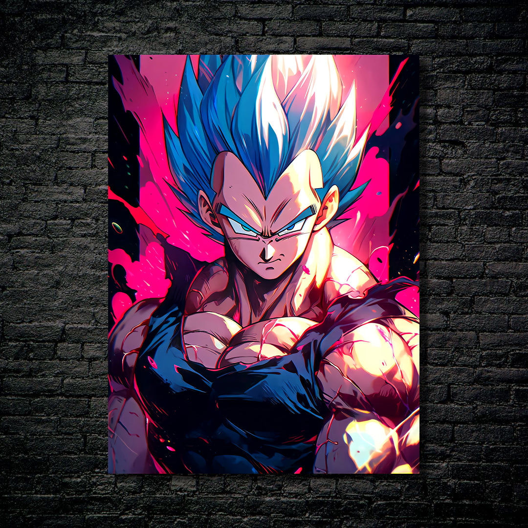 Pink Vegeta-Artwork por @By_Monkai