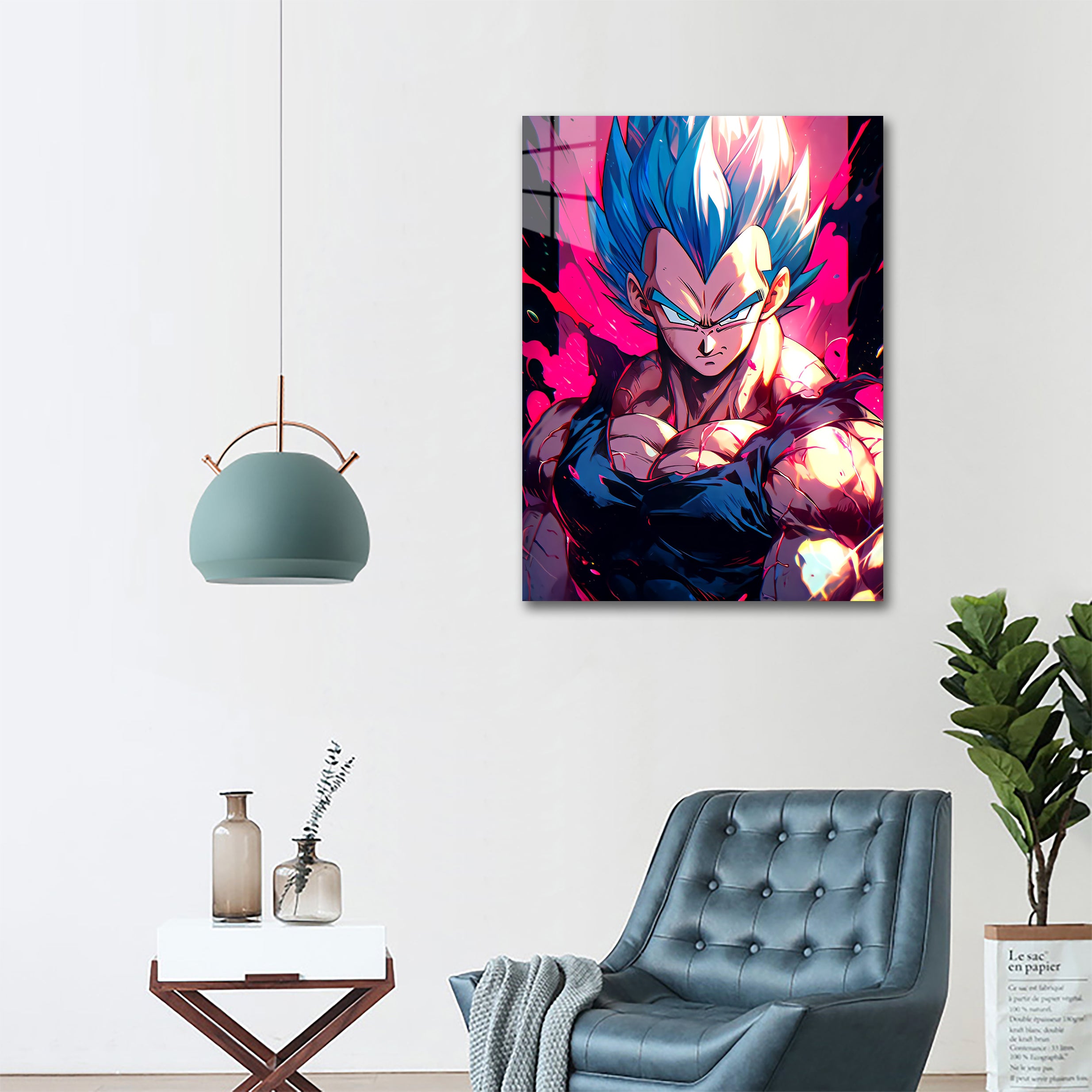 Pink Vegeta-Artwork por @By_Monkai