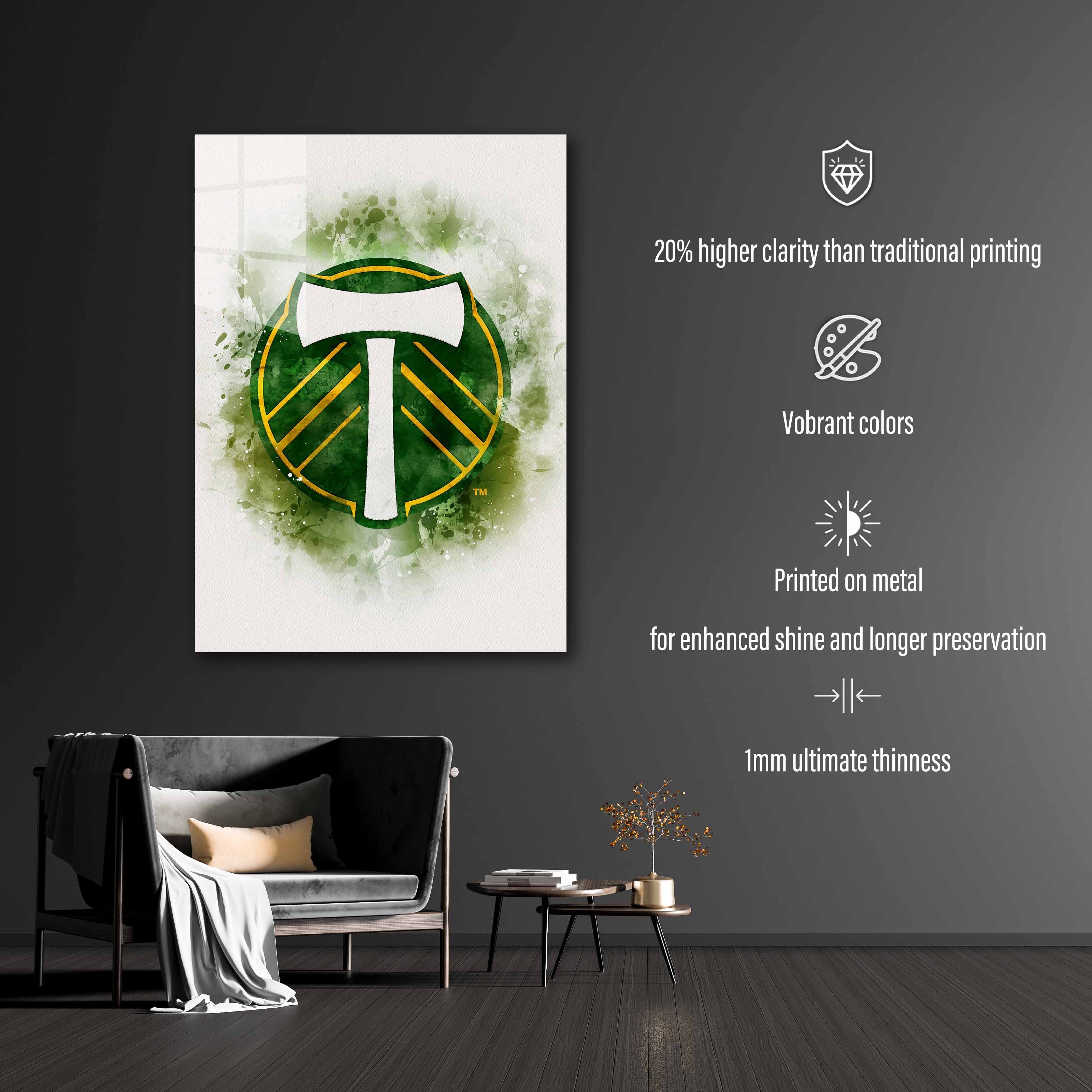 Portland Timbers water color