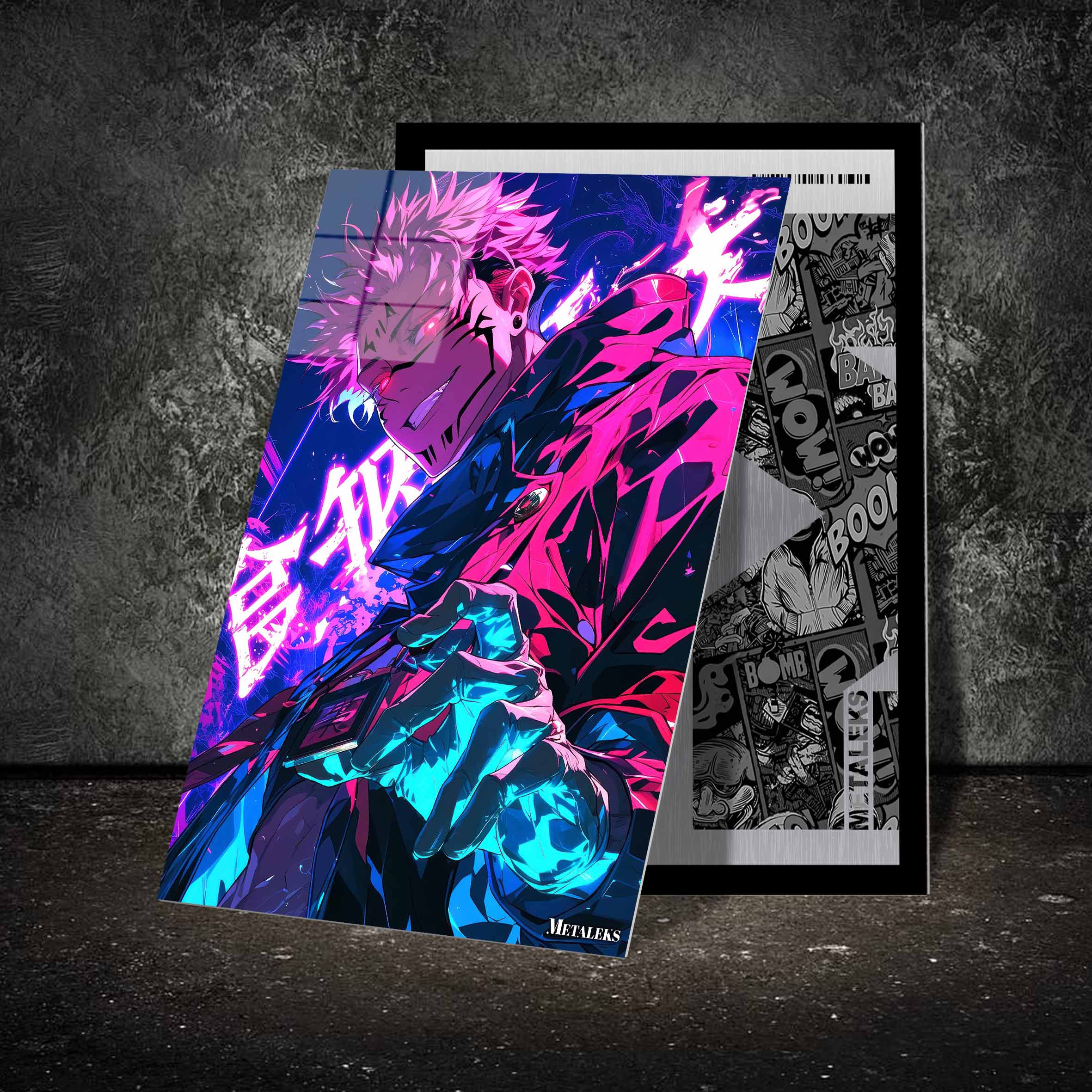 Ryomen Sukuna Manga Styled Poster