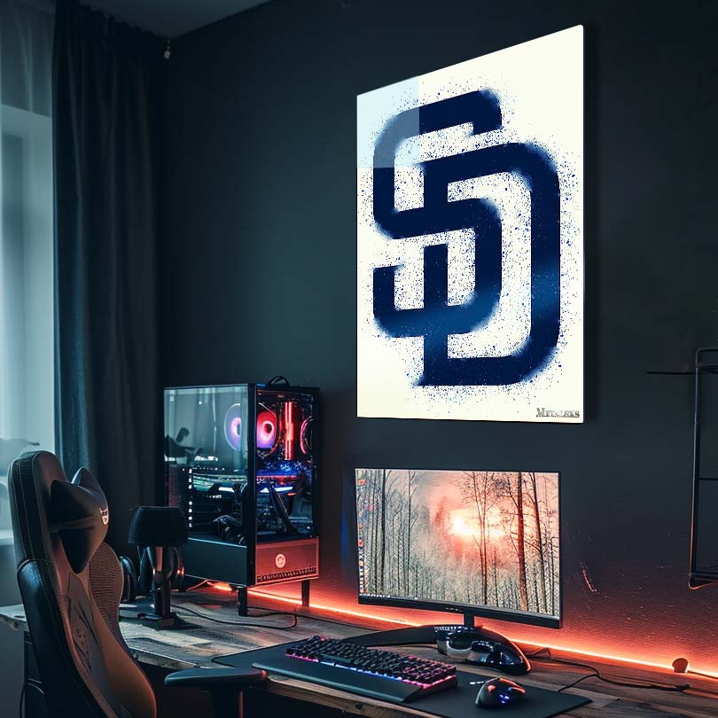 San Diego Padres Watercolor