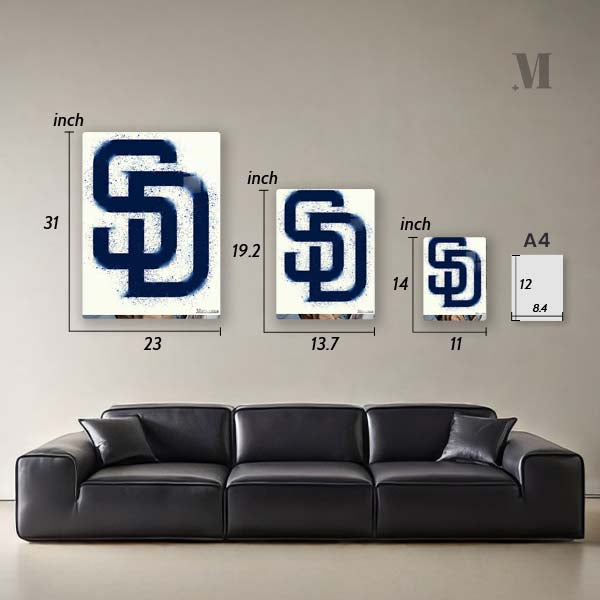 San Diego Padres Watercolor