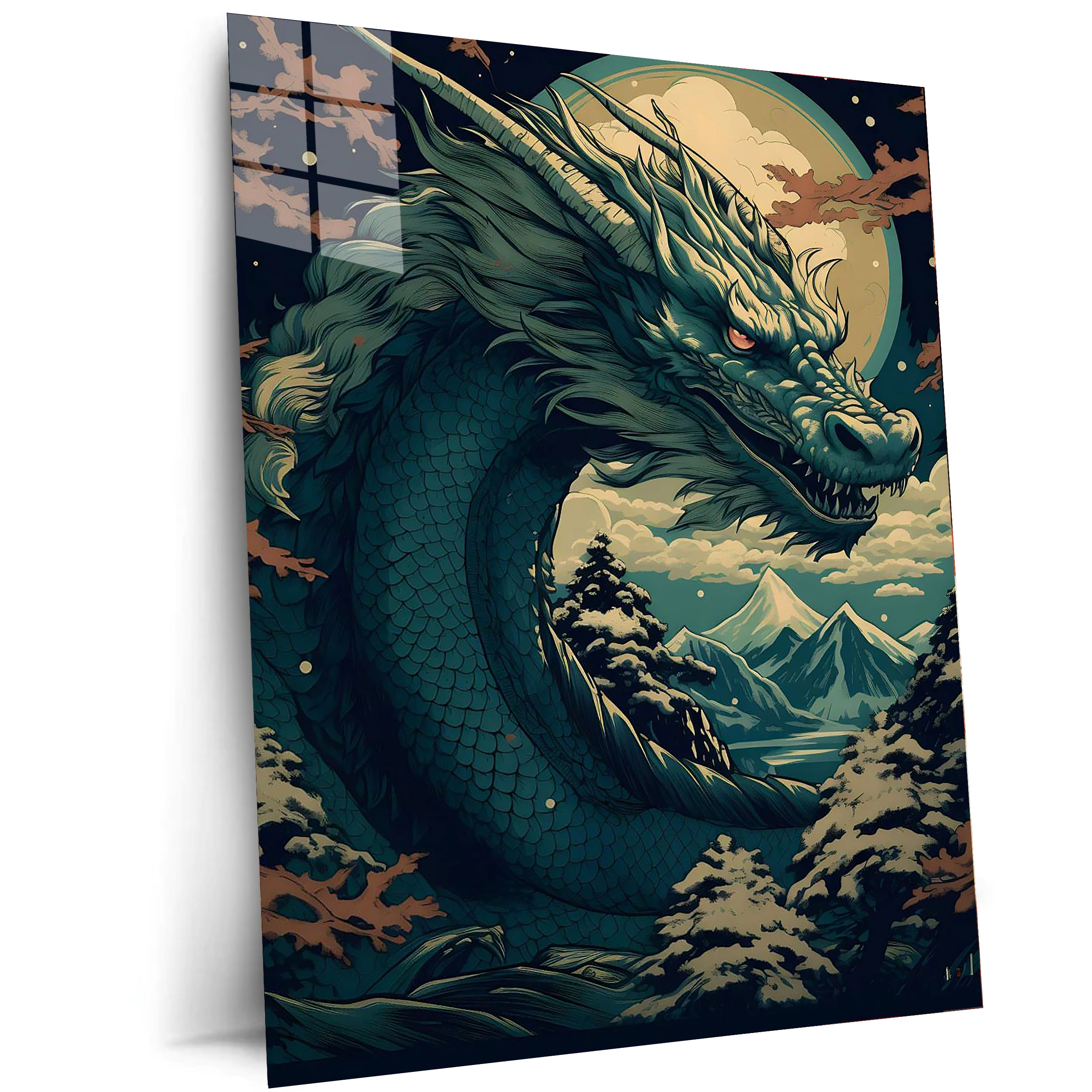 Snow and dragon