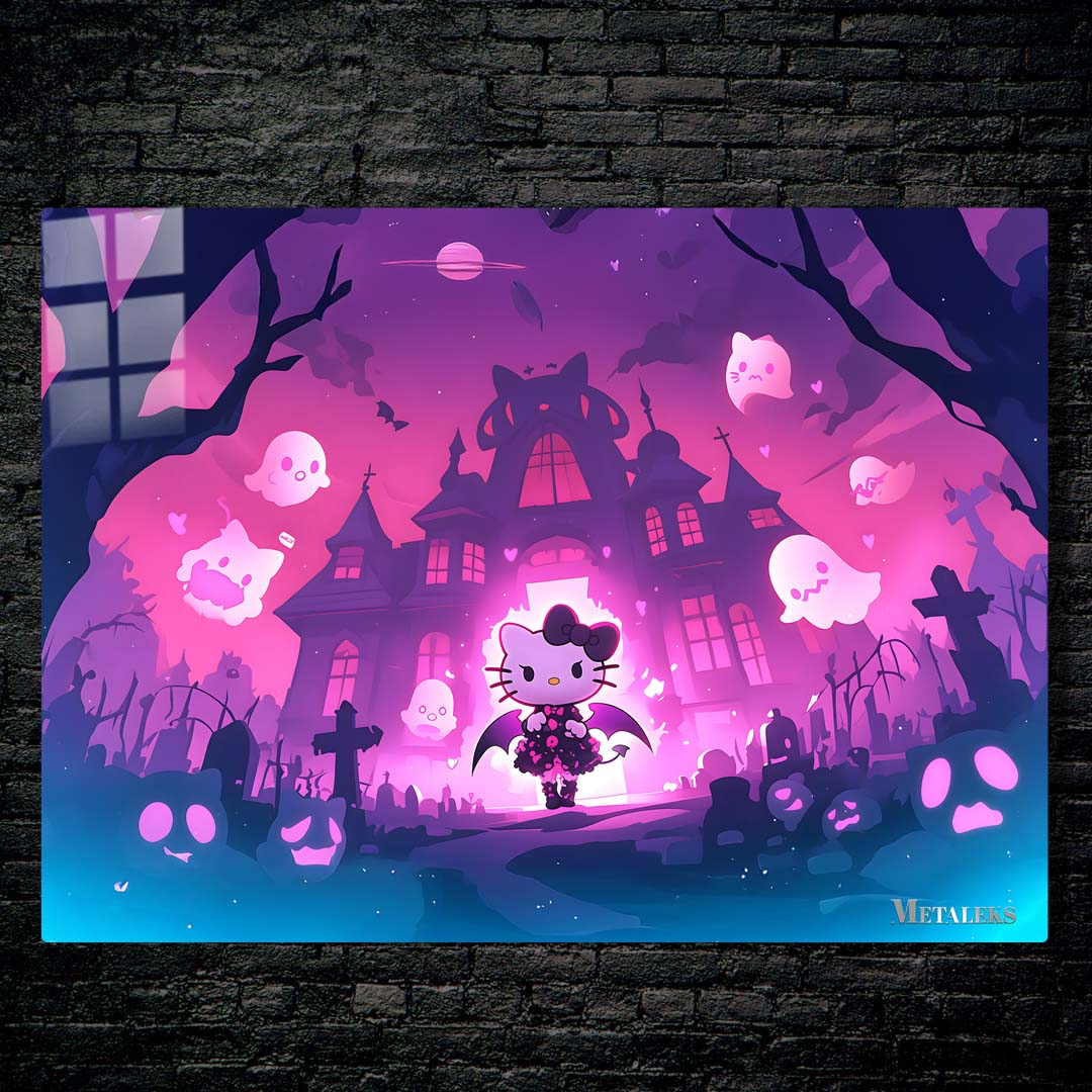 Spooky Hello Kitty - Haunted Pink Mansion Adventure
