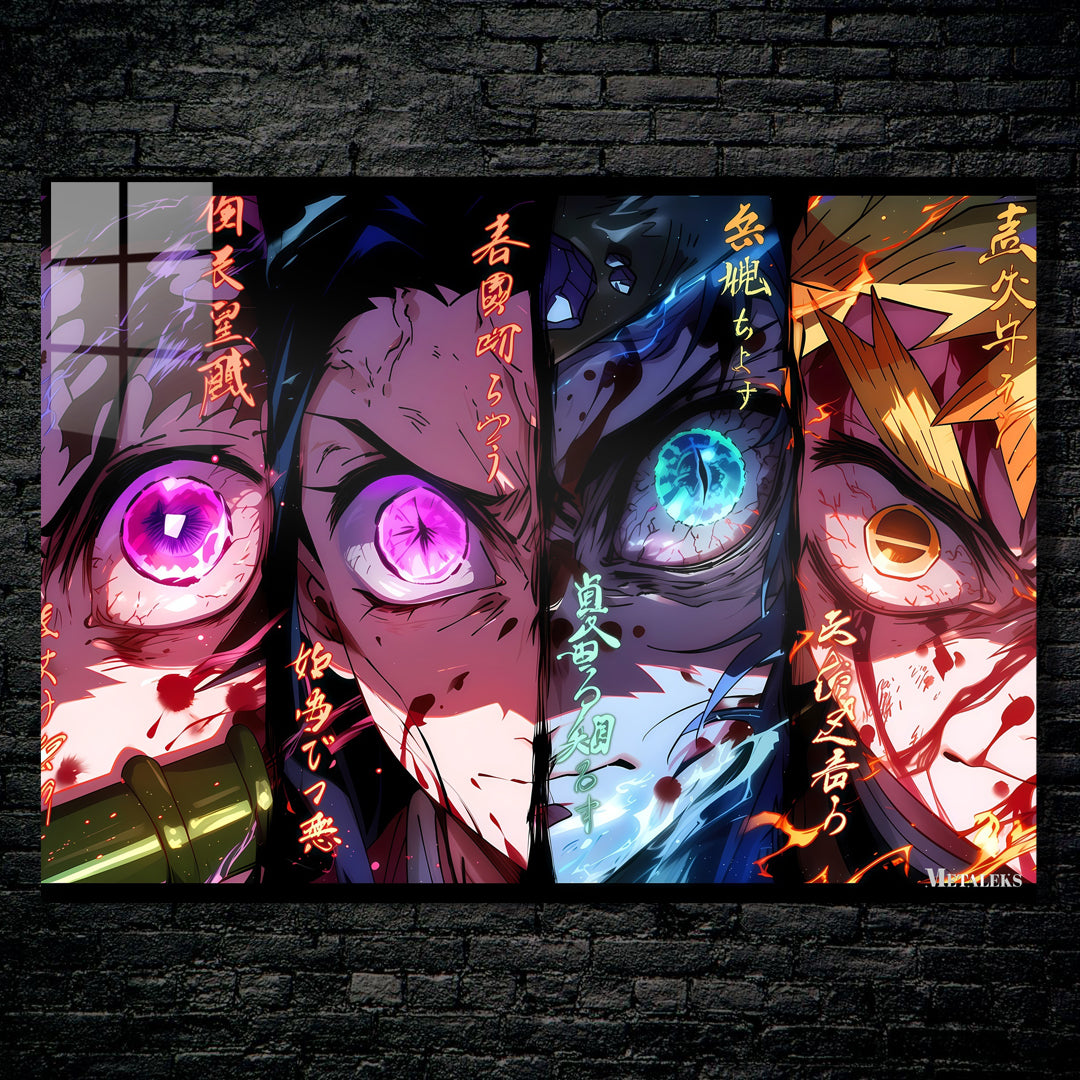 Tanjiro, Nezuko, Inosuke, Zenetsu  Demon Slayer