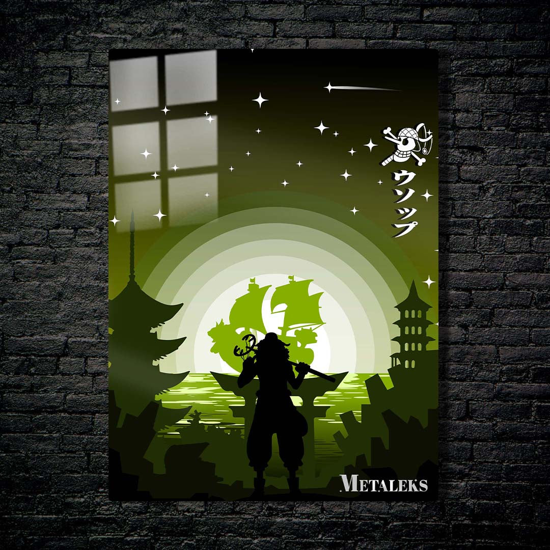 Usopp one piece silhouette