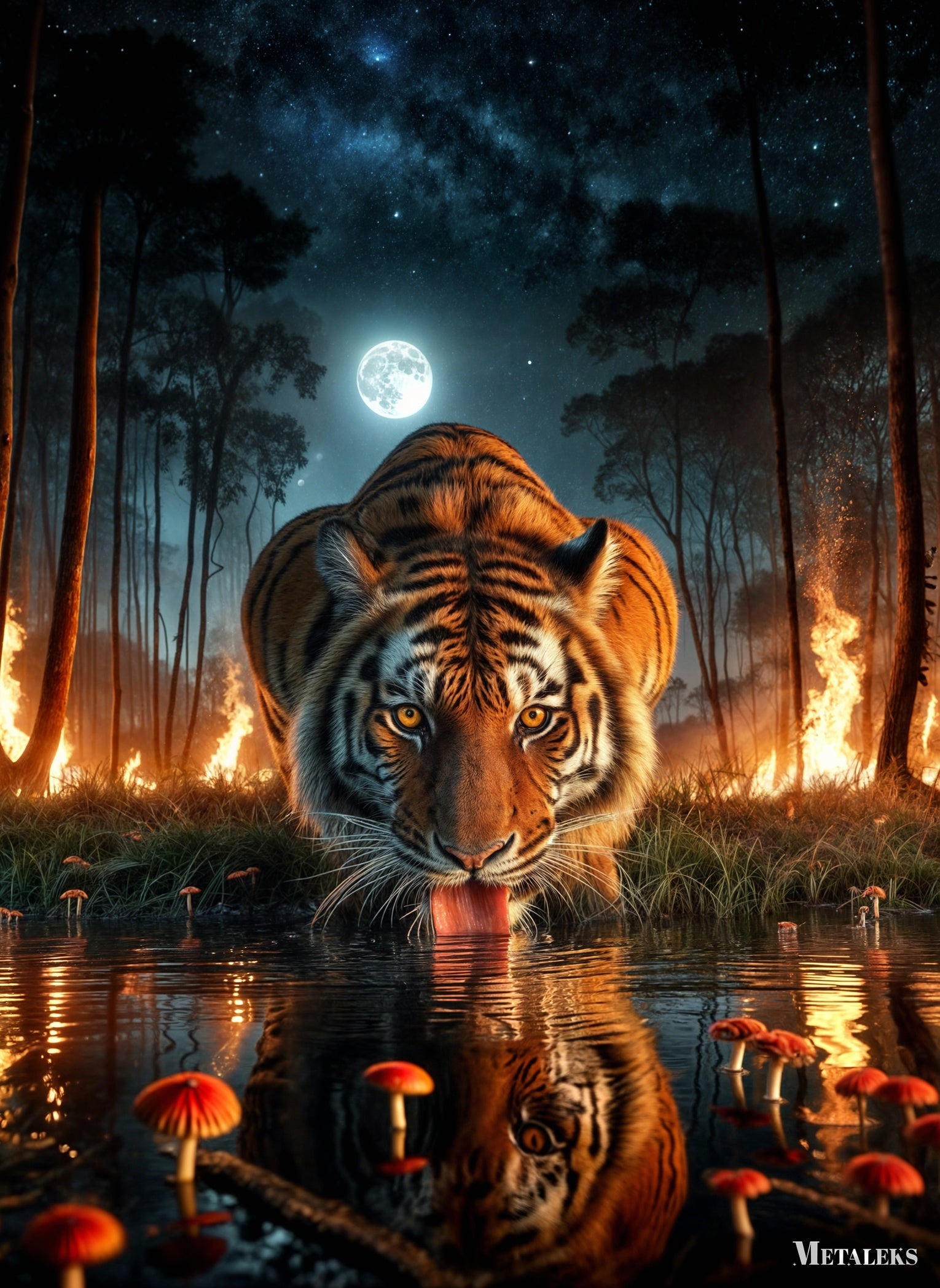 Wild Fire Tiger