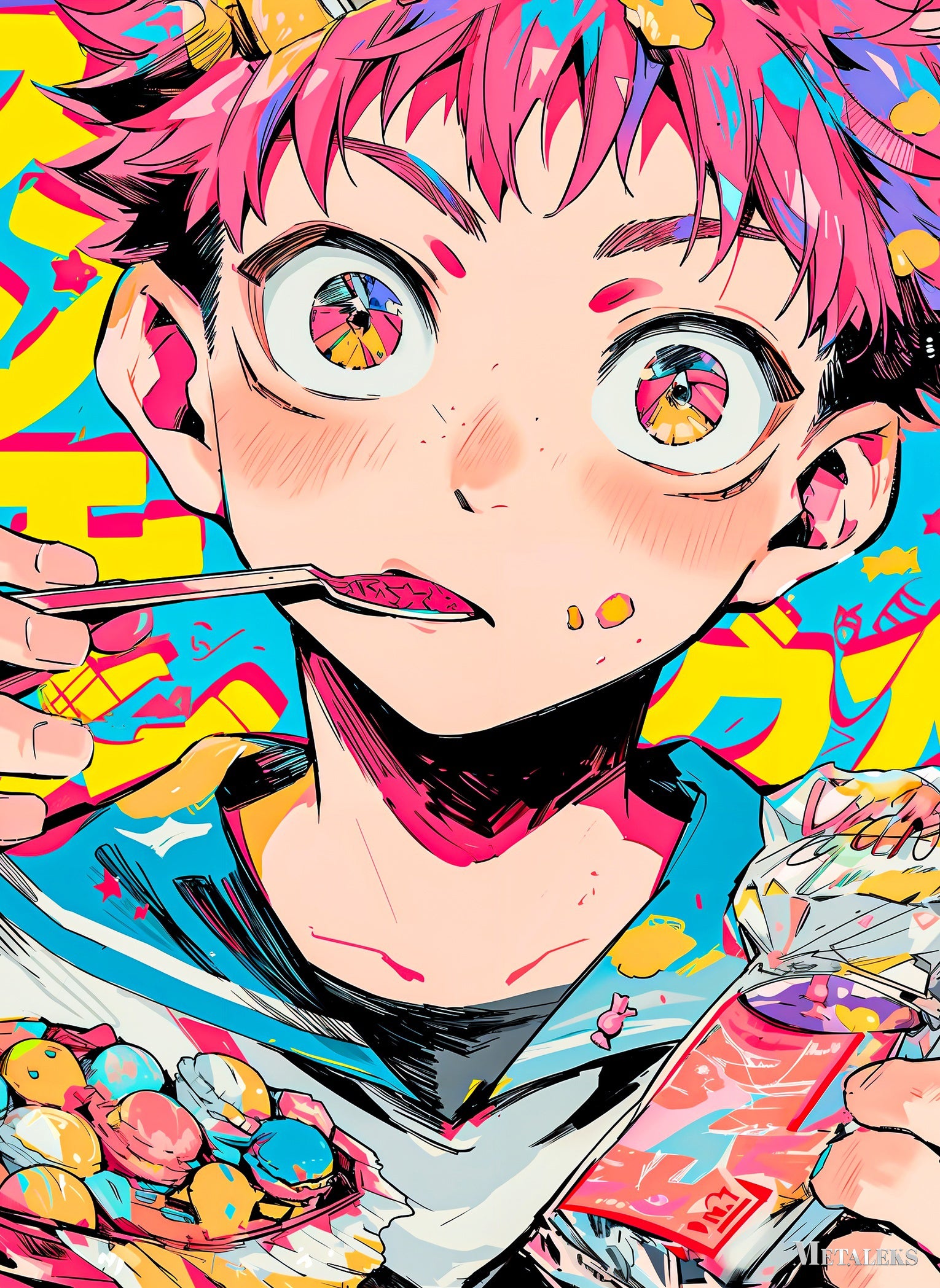Yuji Itadori Pop Art