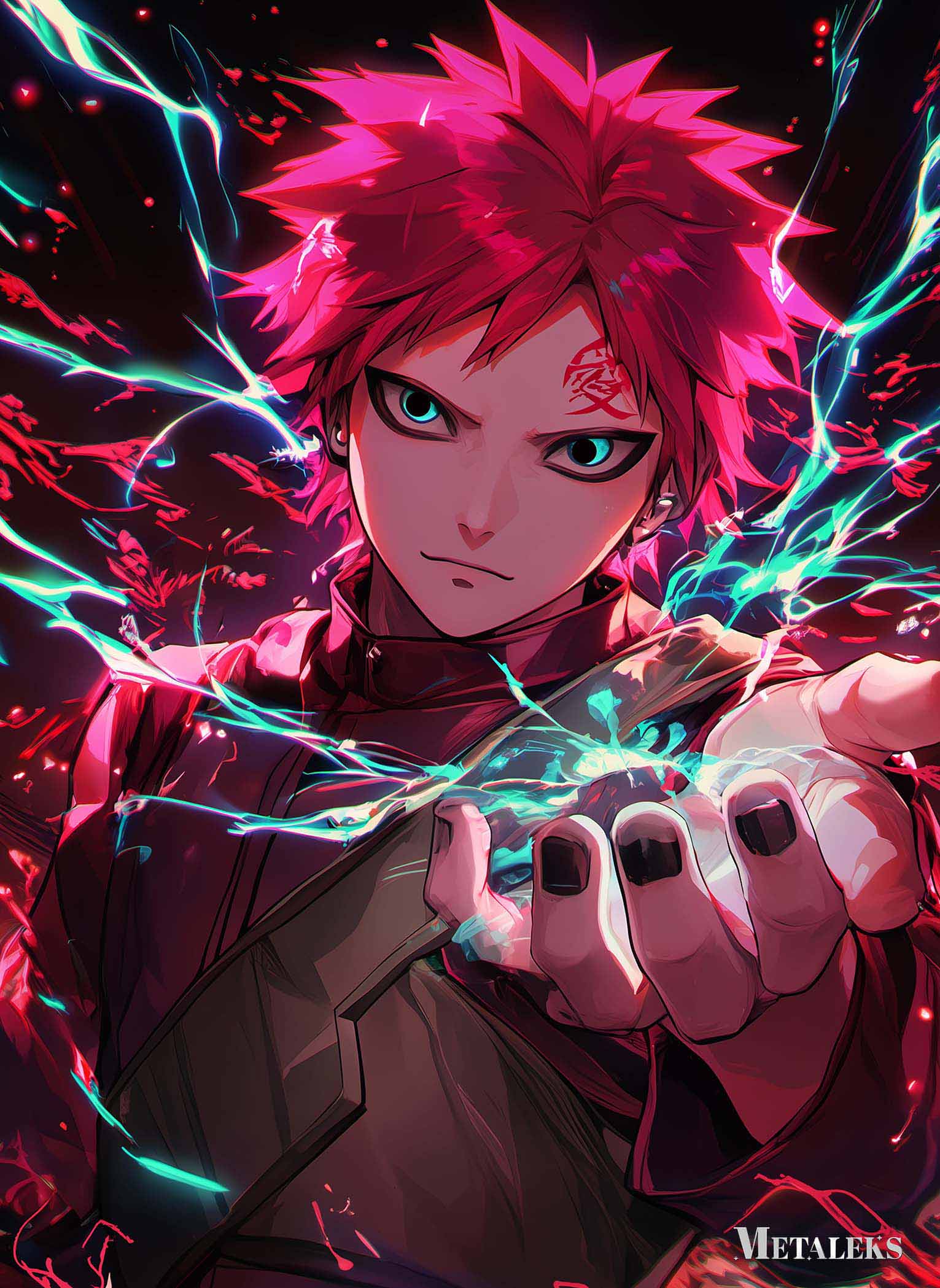 gara neon red   naruto