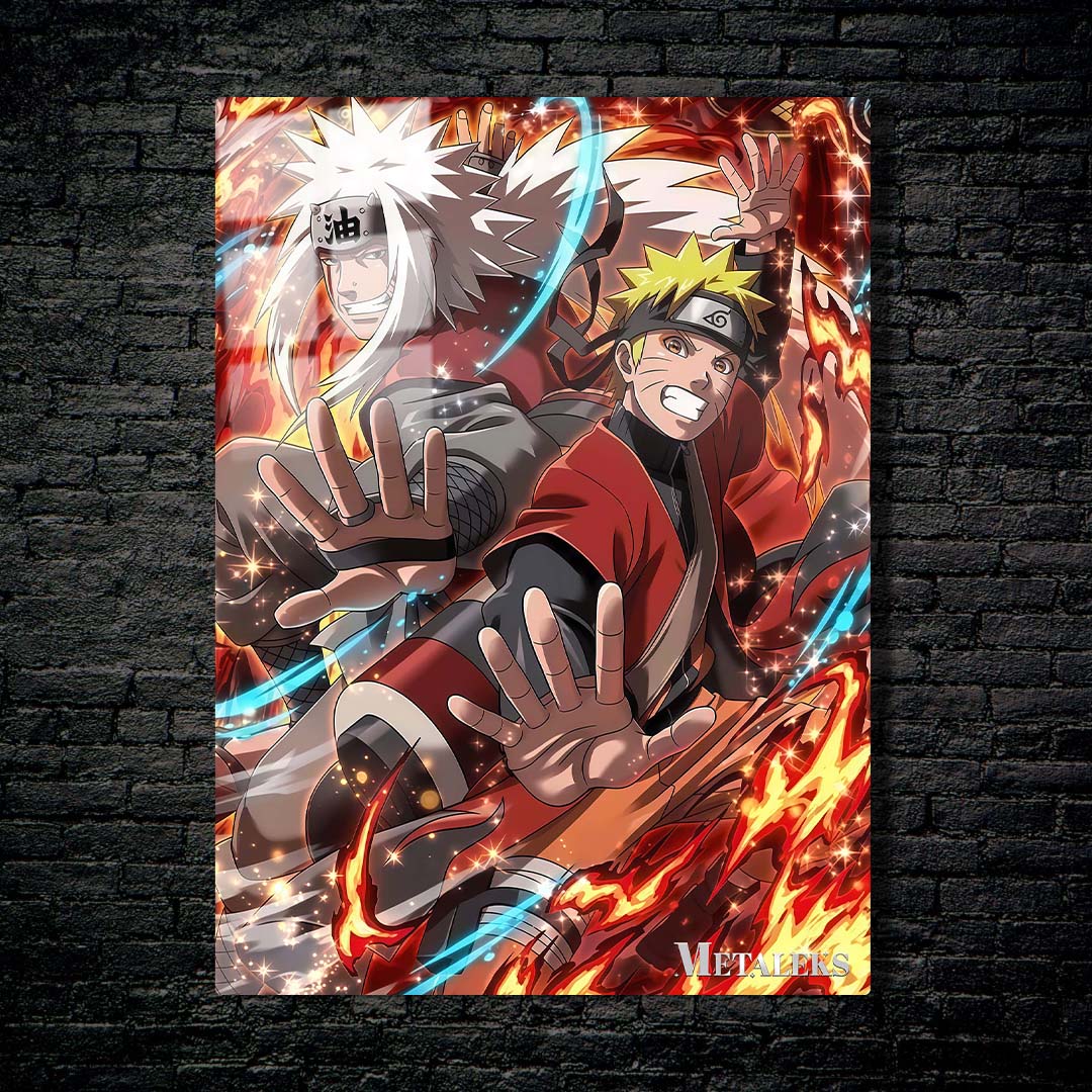 jiraiya and uzumaki naruto