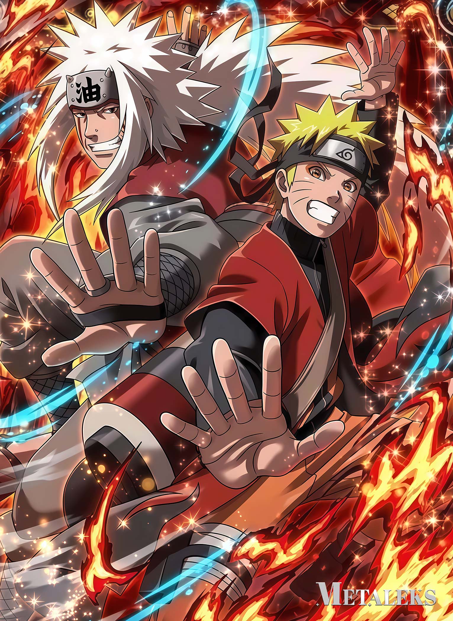 jiraiya and uzumaki naruto