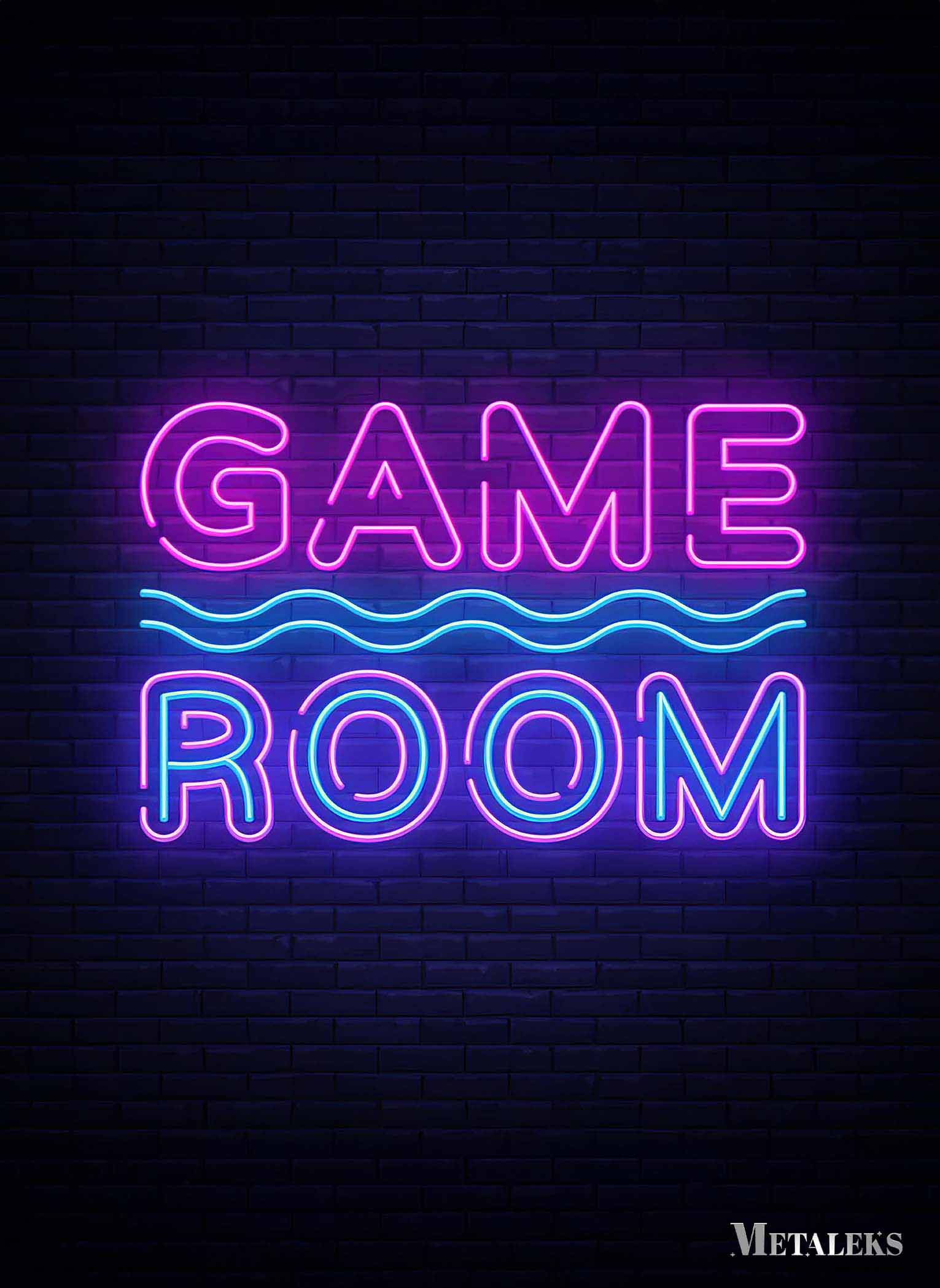 neon lamp game room 16