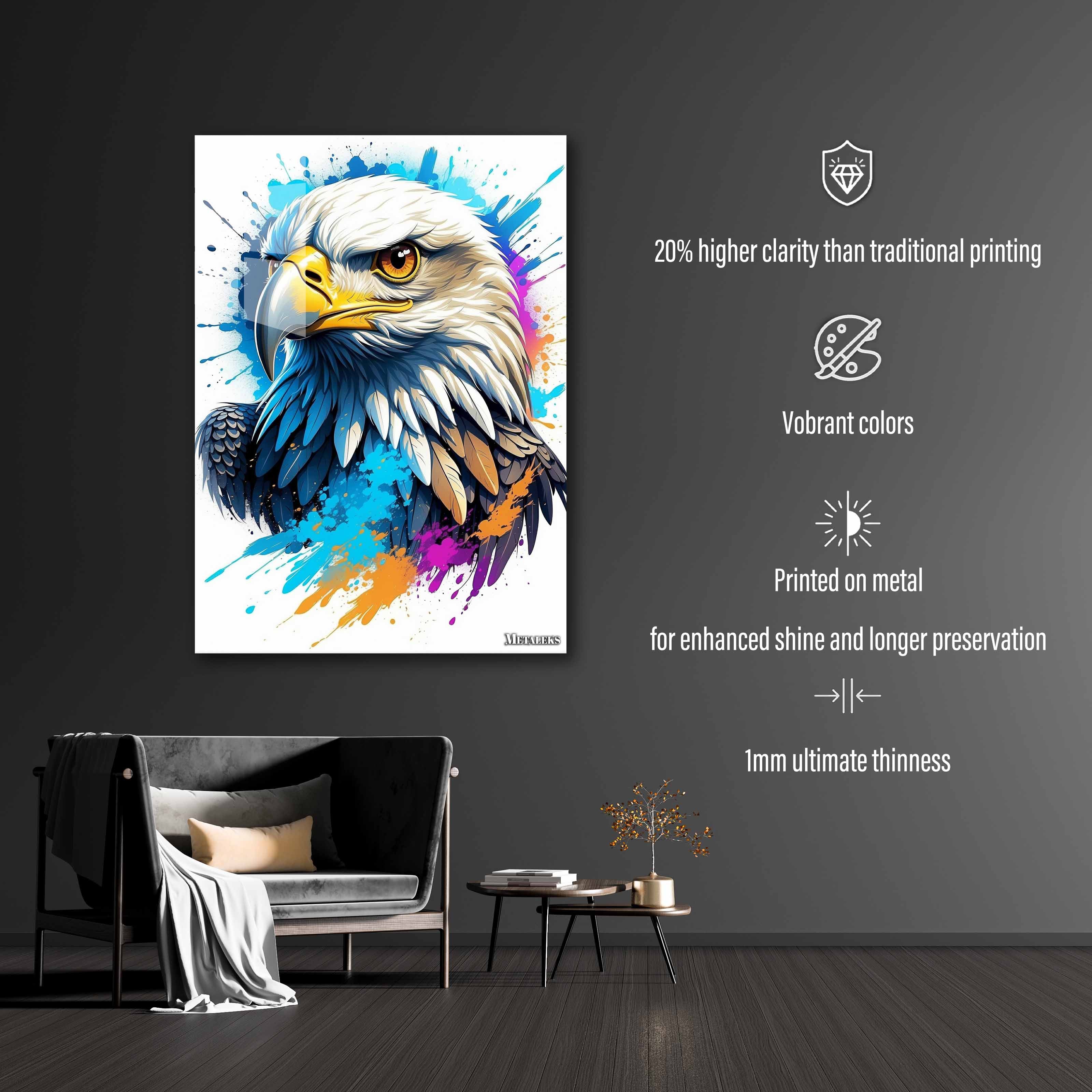 Majestic Soar: Portrait of a Noble Eagleimise